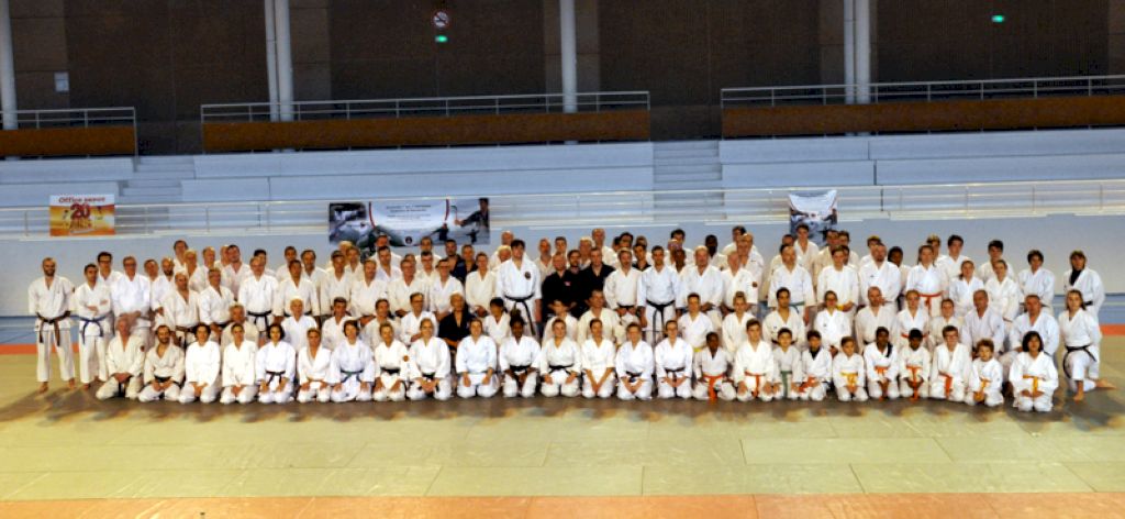 Étirements en groupe