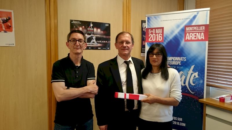 Étirements en groupe
